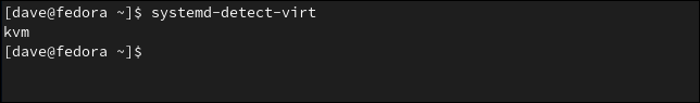systemd-detect-virtを使用したGNOMEBoxesVMの識別