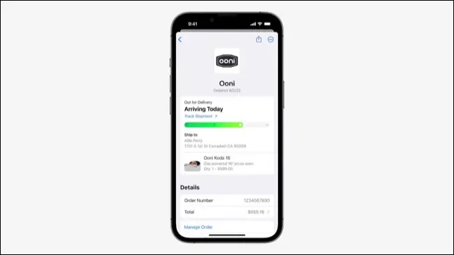 iOS 16 Wallet