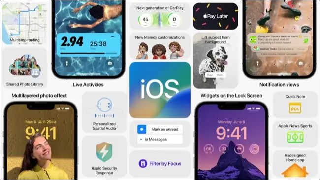 คุณสมบัติ iOS 16