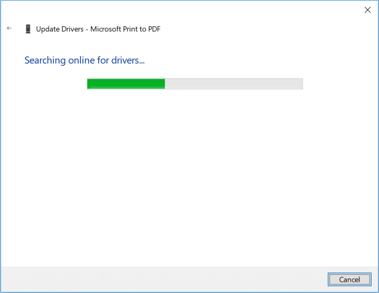 Windowsは、プリンタで利用可能な最新のドライバを自動的にインストールします