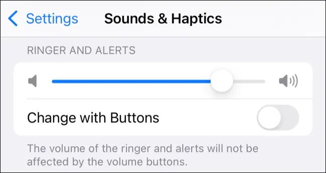 volume da campainha do iPhone
