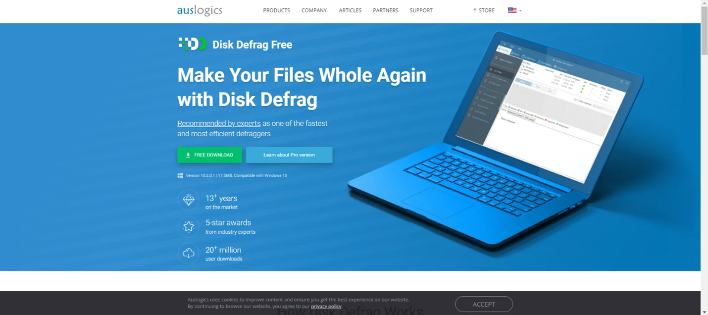 Auslogics Disk Defrag ist einer der fortschrittlichsten Festplatten-Defragmentierer