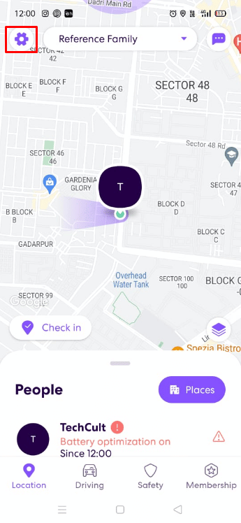 Vaya a Configuración de la aplicación.