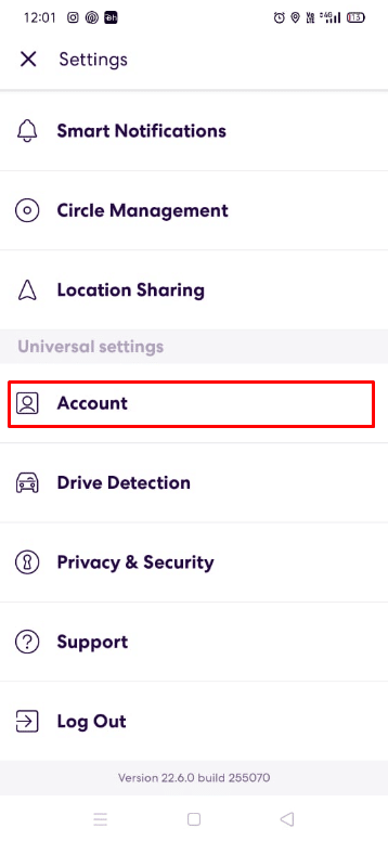 Ir a Cuentas | Cómo desactivar la ubicación en Life360 sin que nadie lo sepa