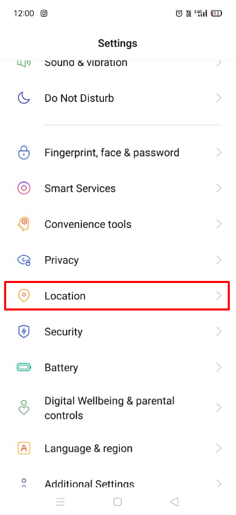 Toque Ubicación y desactive Usar ubicación. | Cómo desactivar la ubicación en Life360 sin que nadie lo sepa