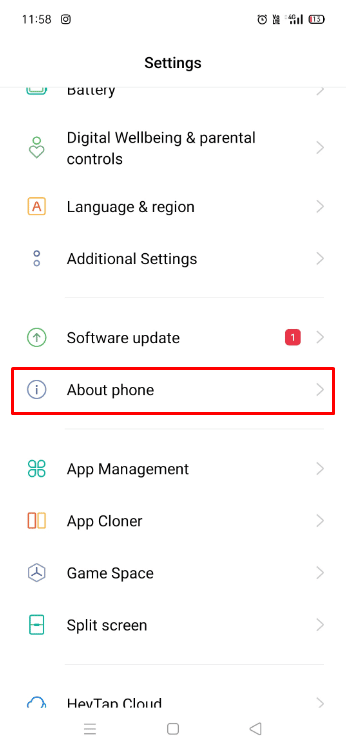 Haz clic en Acerca del teléfono. | Cómo desactivar la ubicación en Life360 sin que nadie lo sepa
