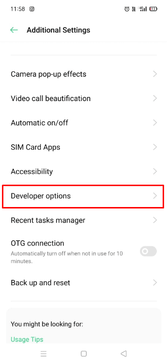 Opciones de desarrollador. | Cómo desactivar la ubicación en Life360 sin que nadie lo sepa