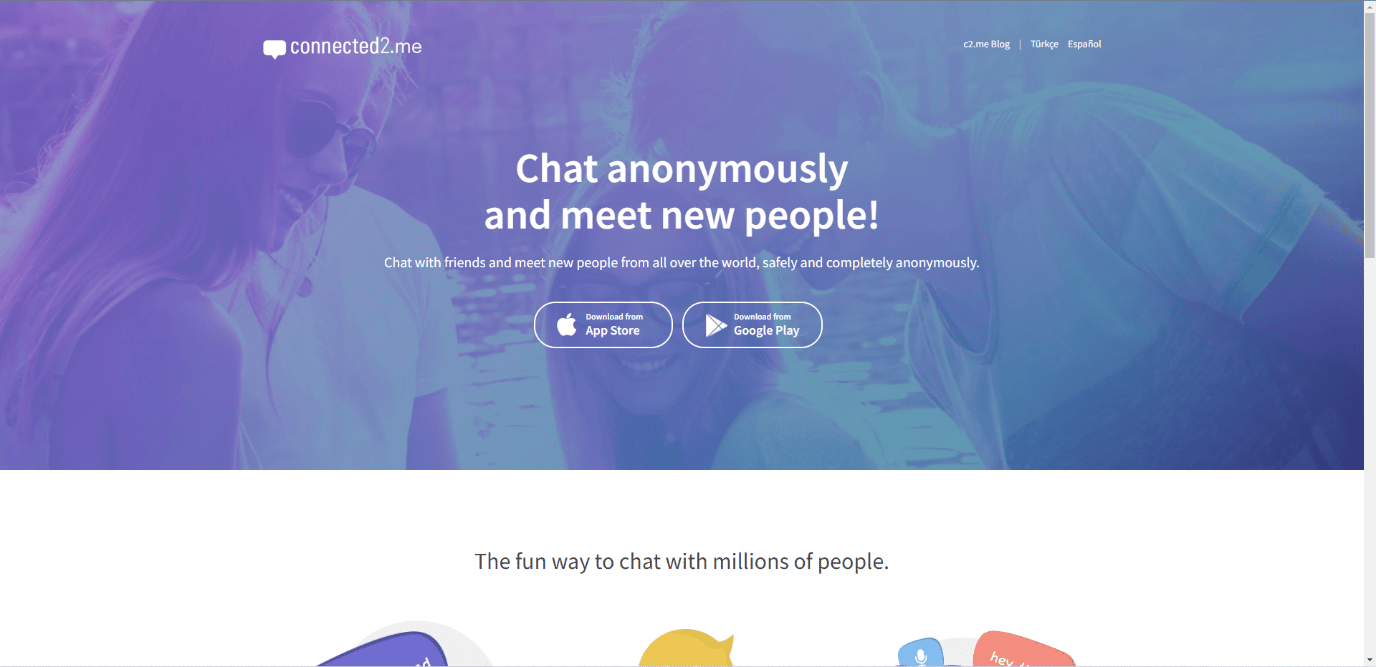 Connected2.me. Top cele mai bune aplicații gratuite de chat anonim