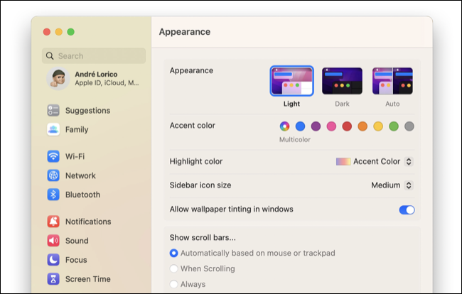 Impostazioni di sistema Ventura di macOS 13