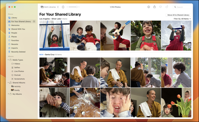 Libreria fotografica iCloud condivisa di macOS 13 Ventura