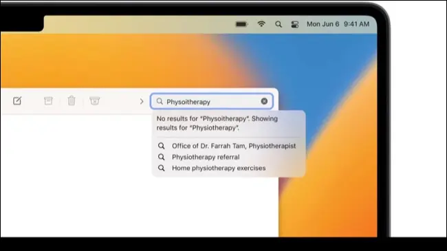 macOS 13 Ventura Mail Search