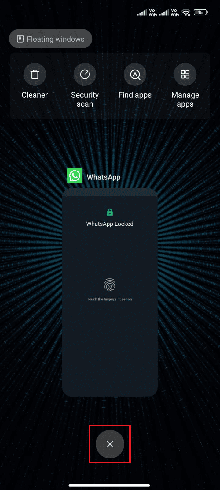 Mulai ulang WhatsApp