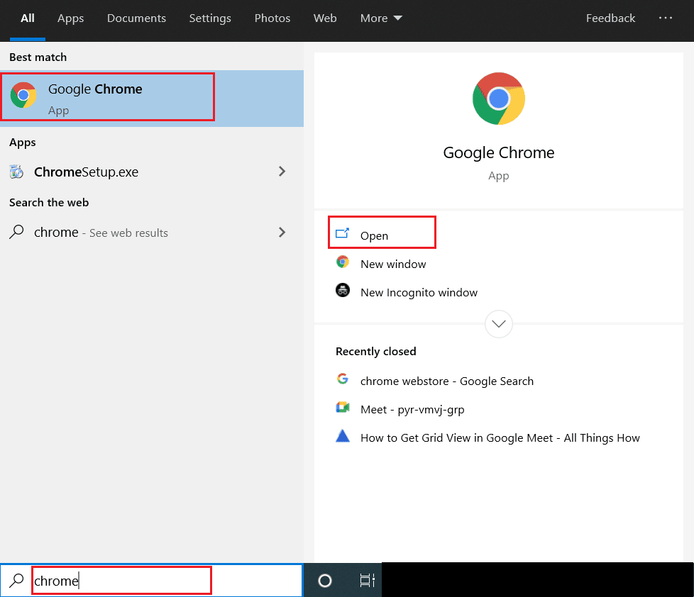 Запустите Google Chrome. Исправить ошибку режима инкогнито на Netflix