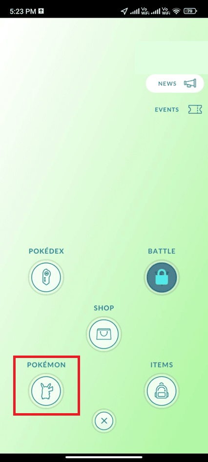 انقر مرة أخرى على POKEMON. إصلاح خطأ Pokemon Go 26