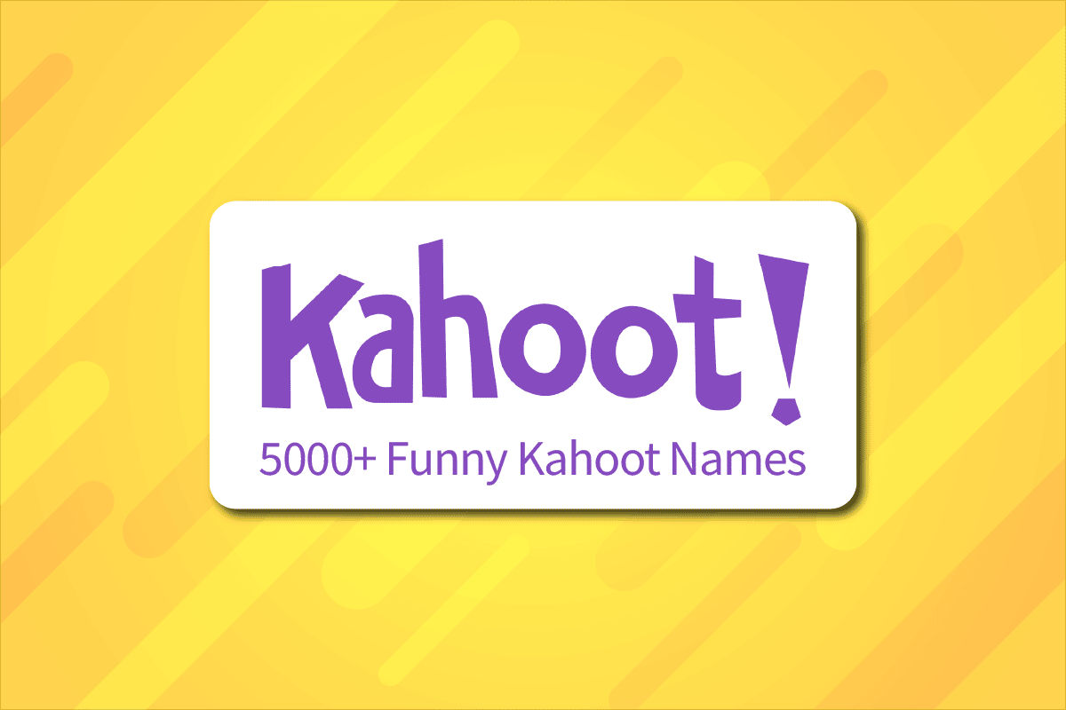 面白いKahootの名前