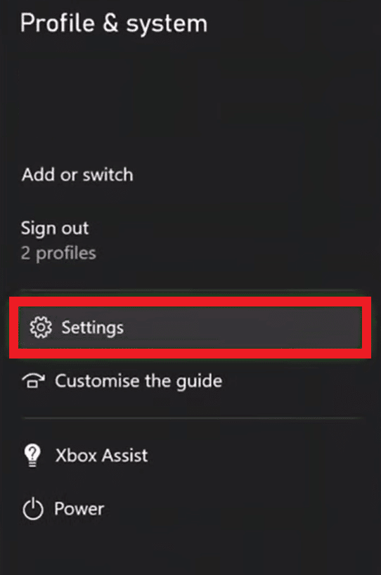 [設定]|[設定]を選択しますXboxOneアカウントを子供から親に変更するにはどうすればよいですか