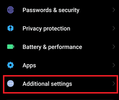 Aşağı kaydırın ve Ek ayarlar seçeneğine dokunun | Düğmeler Olmadan iPhone Ekran Görüntüsü Nasıl Alınır