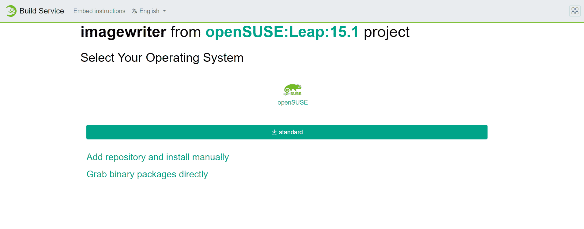 SUSE Image Writer