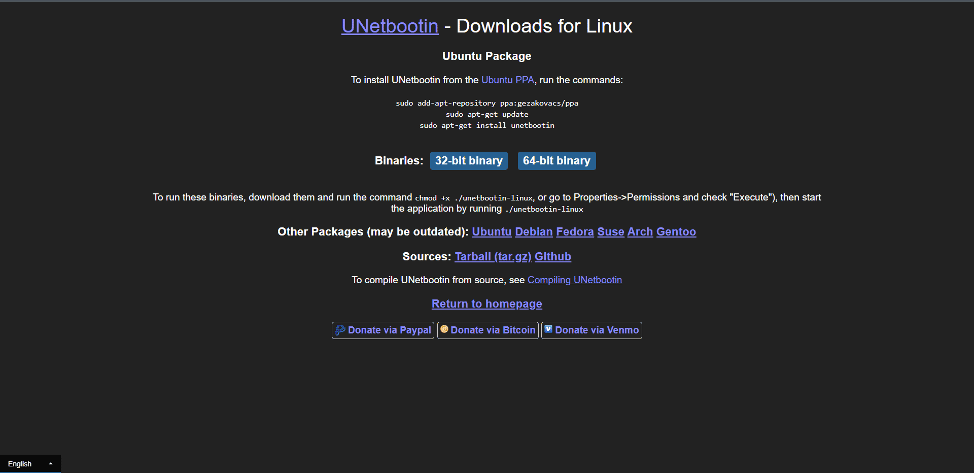 UNetbootin. Cele mai bune alternative Rufus pentru Windows, Linux și macOS