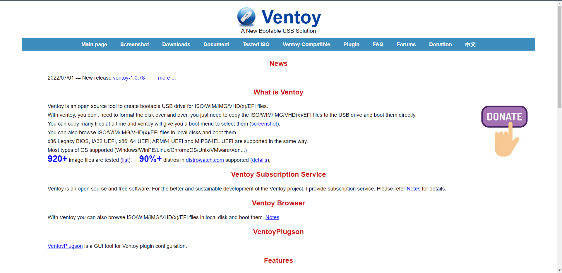Ventoy. Cele mai bune alternative Rufus pentru Windows, Linux și macOS