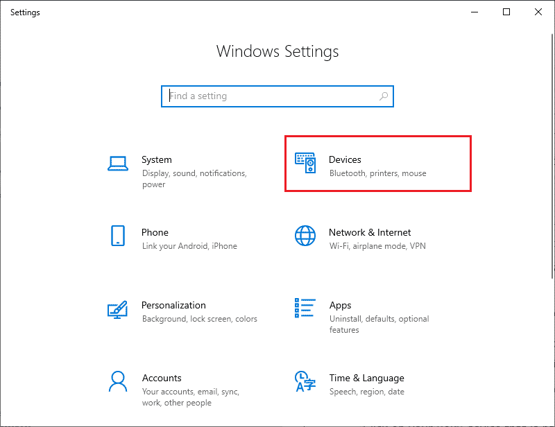 haga clic en Configuración de dispositivos. Arreglar la duplicación de pantalla de Roku no funciona