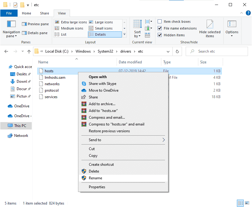 selecione a opção Renomear. Corrigir o erro do instalador do Star Citizen no Windows 10