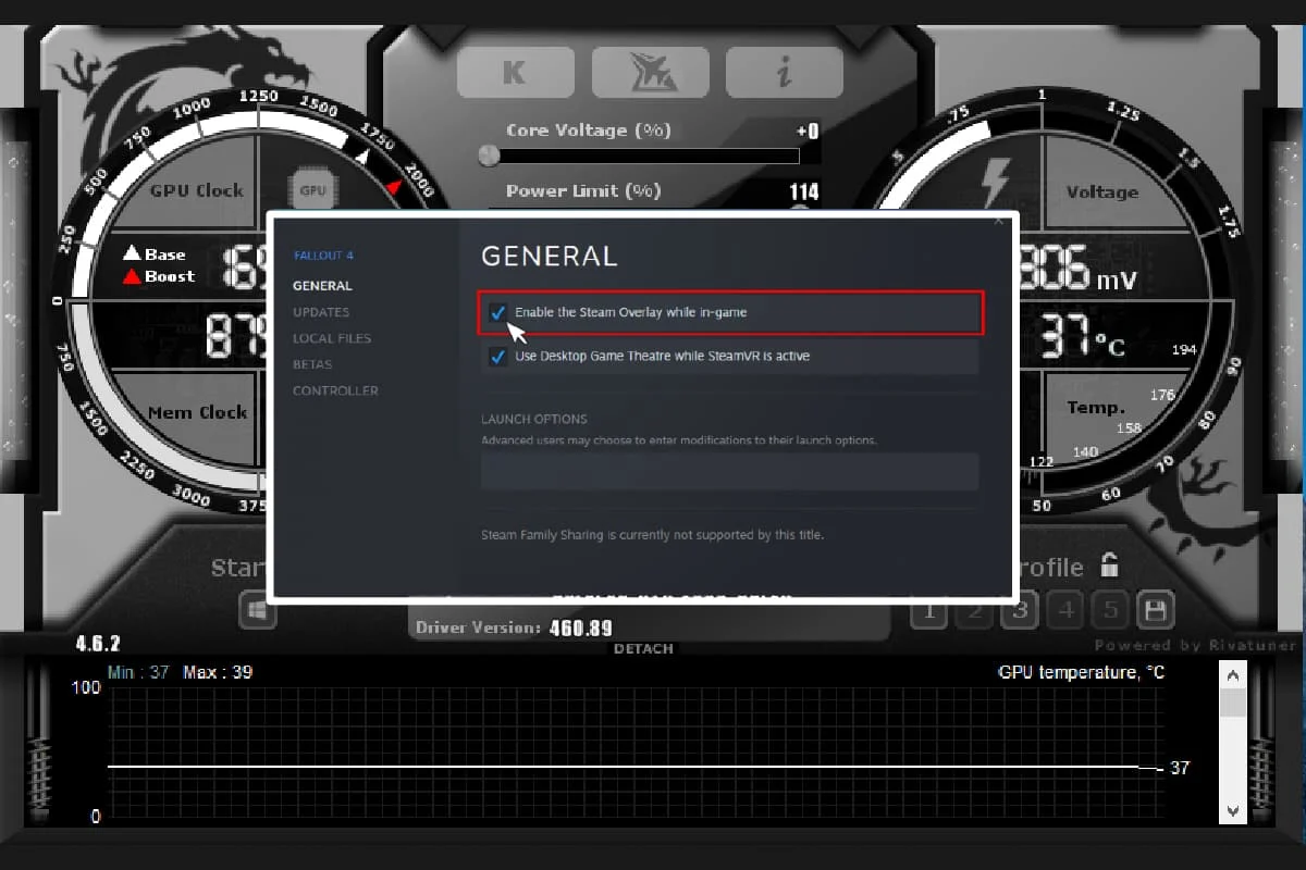 Formas de arreglar MSI Afterburner que no funciona en Windows 10