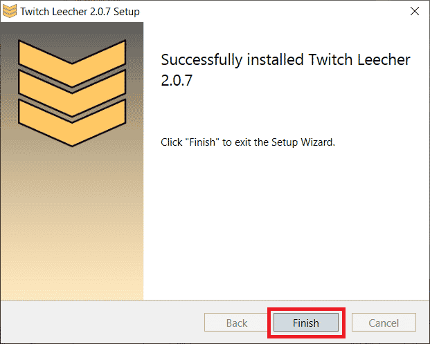 [完了]をクリックして修正TwitchLeecherダウンロード更新エラー