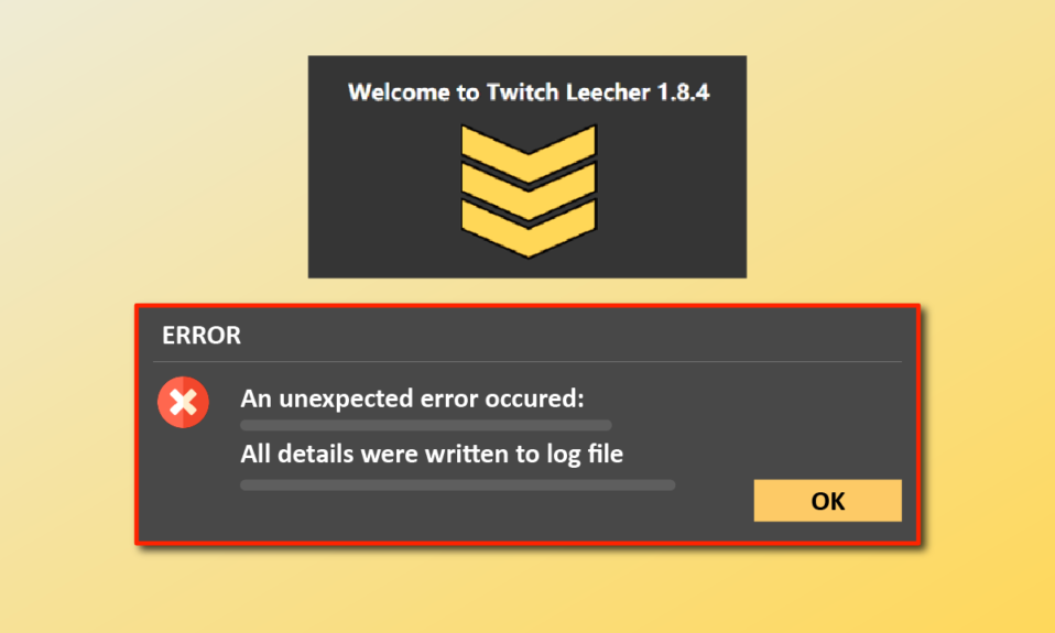 TwitchLeecherのダウンロードエラーを修正