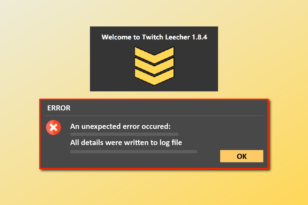 TwitchLeecherのダウンロードエラーを修正