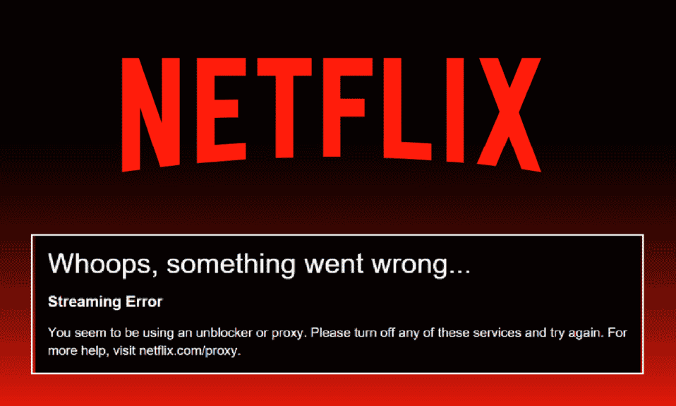 Как выполнить исправление обнаруженного прокси-сервера Netflix