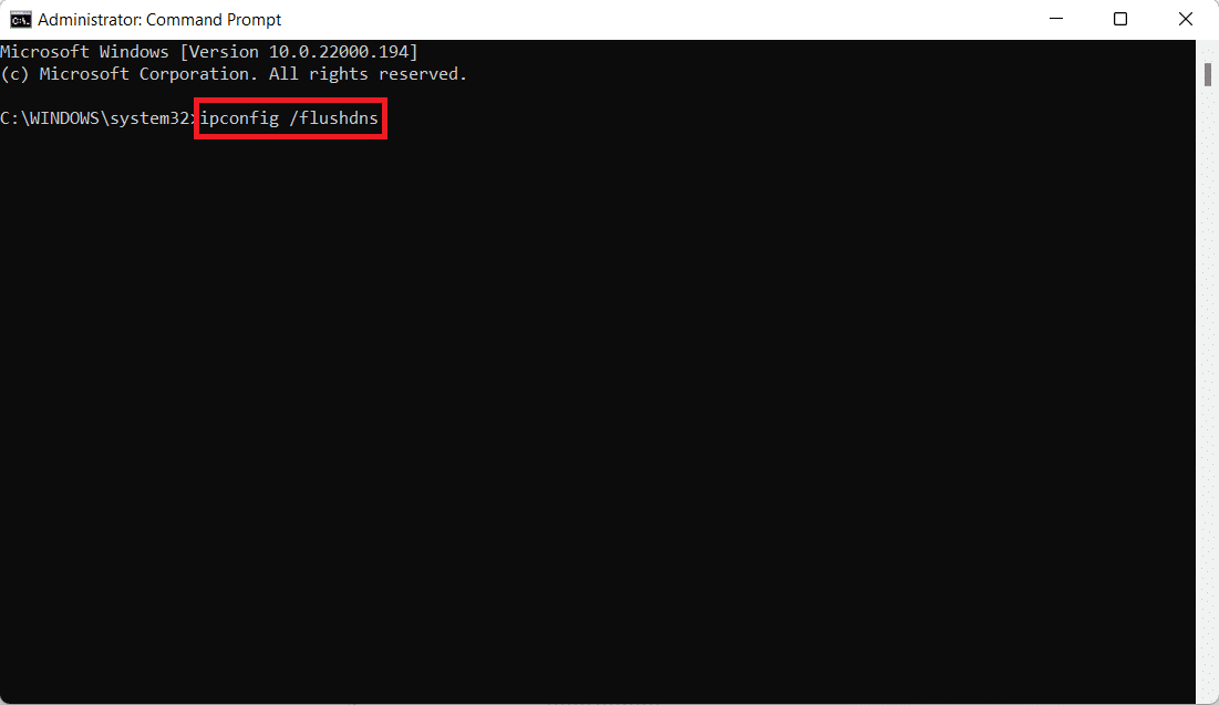 Команда ipconfig flushdns. Исправить ошибку Netflix F7111-5033