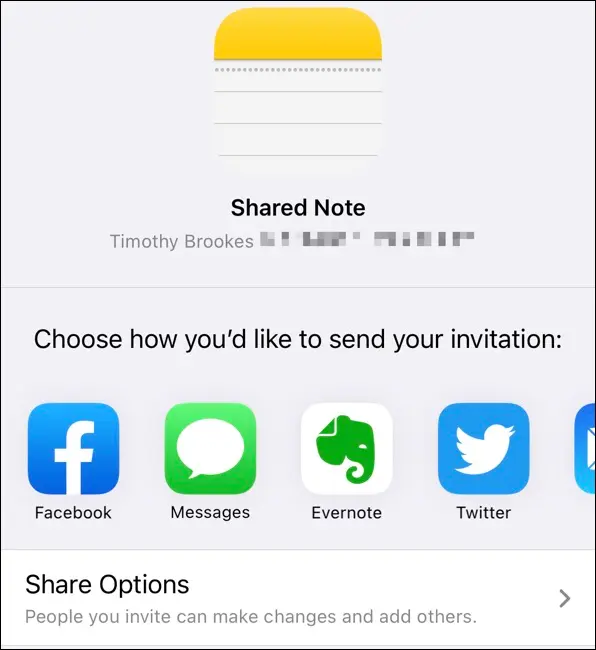 Cum să partajați Apple Notes