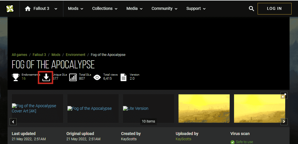 Brouillard de l'Apocalypse | La liste ultime des mods de Fallout 3