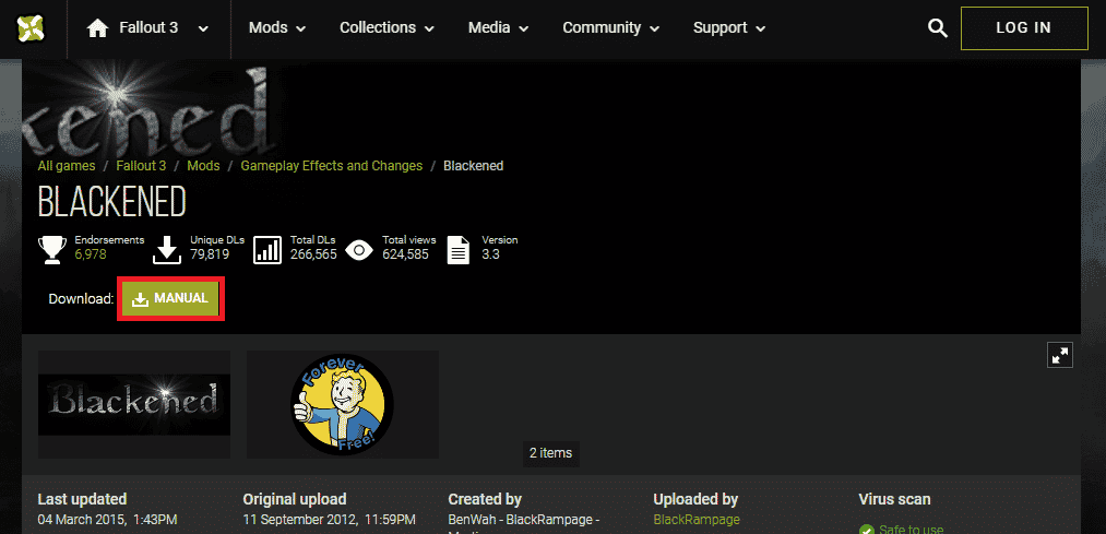 Noirci | La liste ultime des mods de Fallout 3