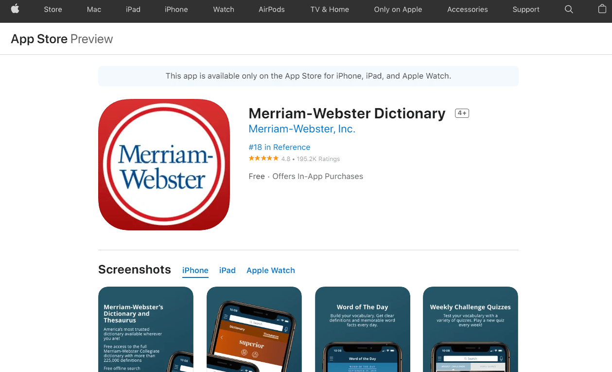 พจนานุกรม Merriam-Webster