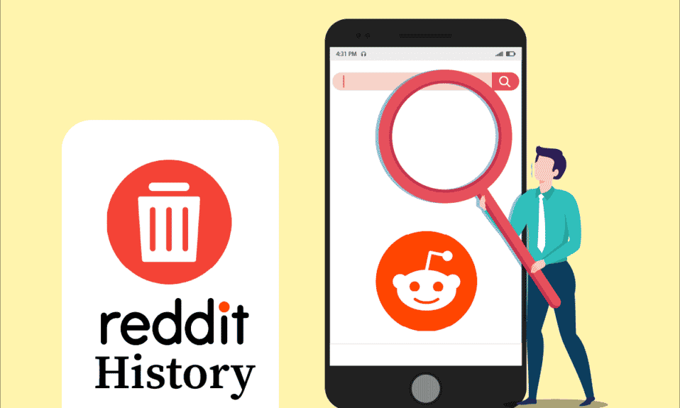 Como faço para excluir o histórico no aplicativo Reddit