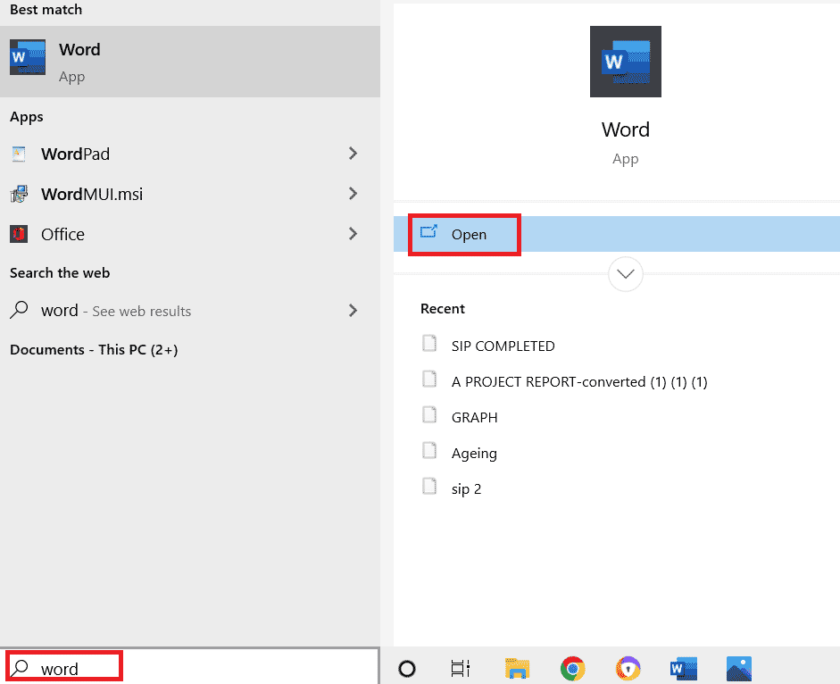 เปิดคำ วิธีแก้ไข ขออภัย แต่ Word เกิดข้อผิดพลาดใน Windows 10