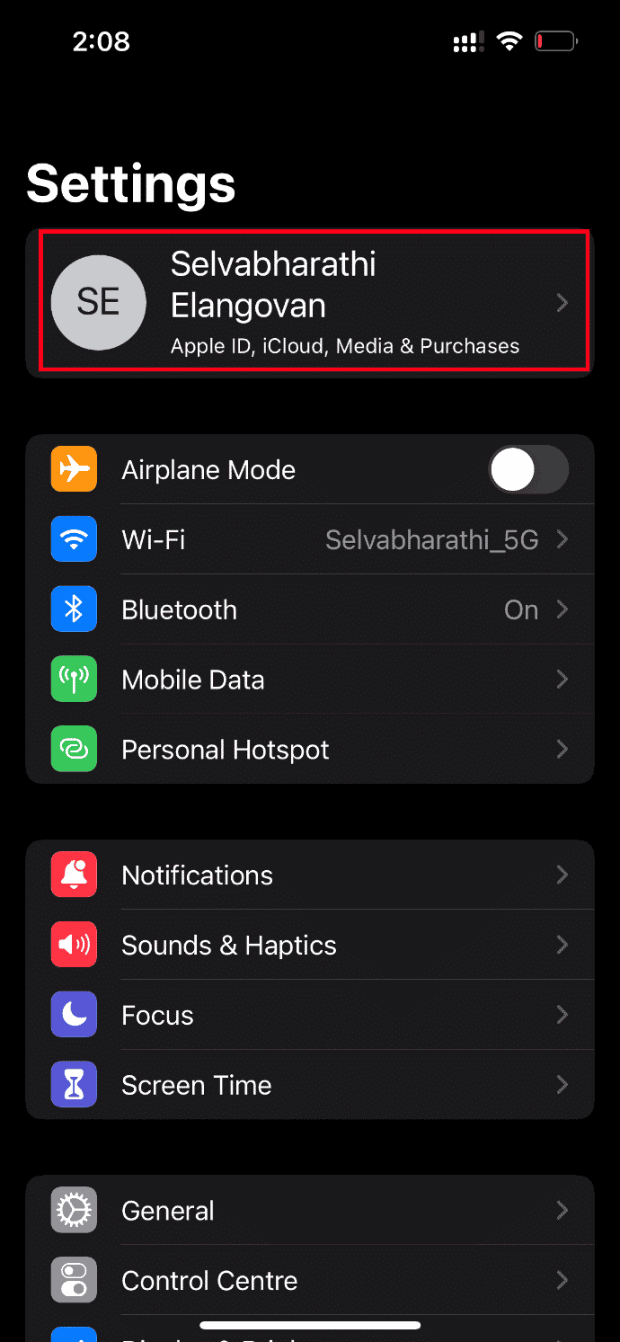 Appuyez sur identifiant Apple. Correction d'une erreur survenue lors du chargement d'une version de meilleure qualité de cette vidéo iPhone