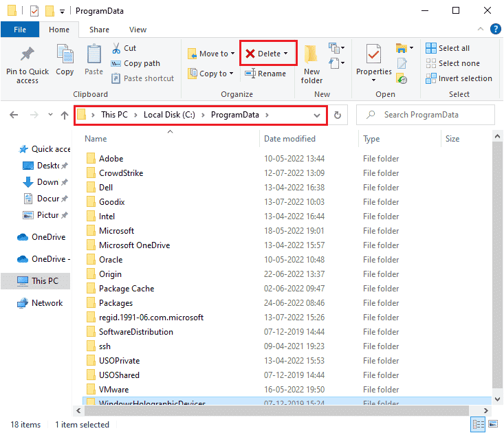 navegue a C ProgramData Easy Anti Cheat y elimine todos los archivos dentro de la carpeta