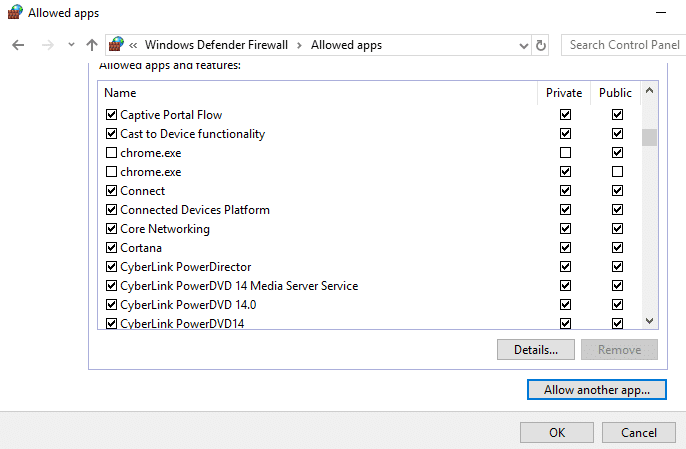 Разрешить или заблокировать приложения через брандмауэр Windows