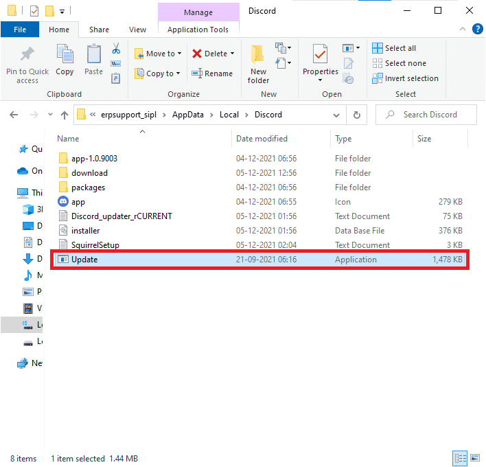 ダブルクリックして更新アプリケーションを実行し、プロセスが完了するのを待ちます