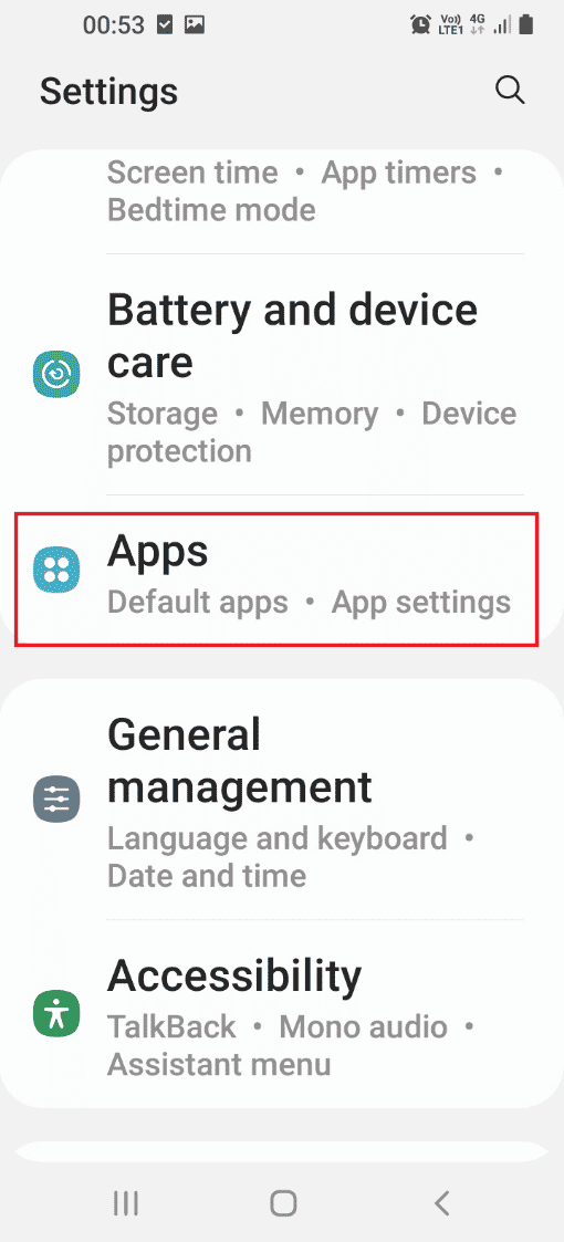แตะที่แท็บแอพ วิธีปิดการใช้งาน Gear VR Service