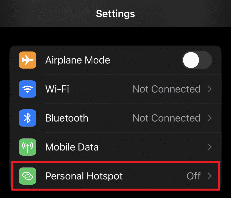 Tocca Hotspot personale. Risolto il problema con Sling TV Down su Windows 10