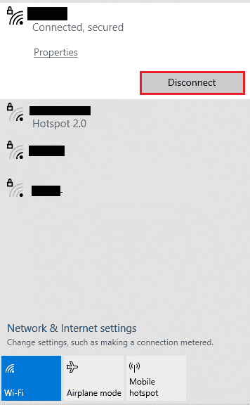 Fare clic su Disconnetti. Risolto il problema con Sling TV Down su Windows 10
