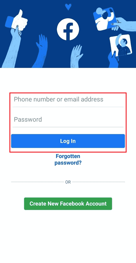 Zaloguj się do swojego konta na Facebooku, które jest połączone z Twoim profilem OfferUp | Jak dezaktywować konto OfferUp