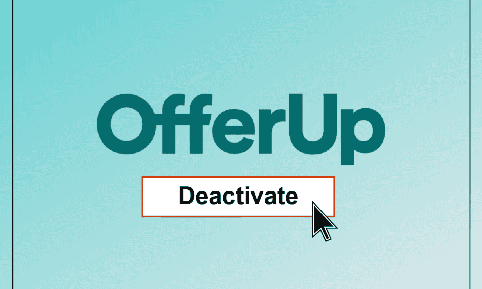 Jak dezaktywować konto OfferUp
