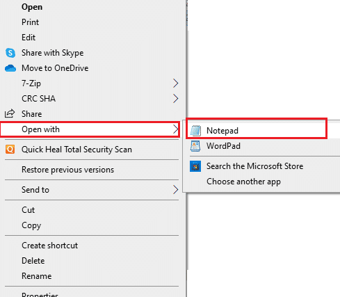 buka dengan notepad. Perbaiki tidak dapat memulihkan drive sistem PC Anda terlalu kecil Masalah