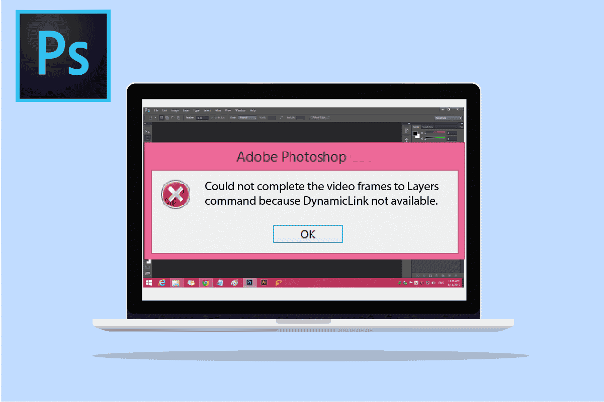 Perbaiki Photoshop Dynamiclink Tidak Tersedia di Windows 10