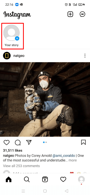 Tippen Sie oben links auf Ihre Story. | So sehen Sie, wer Ihre Instagram-Story geteilt hat